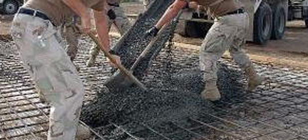 concrete delivery Street